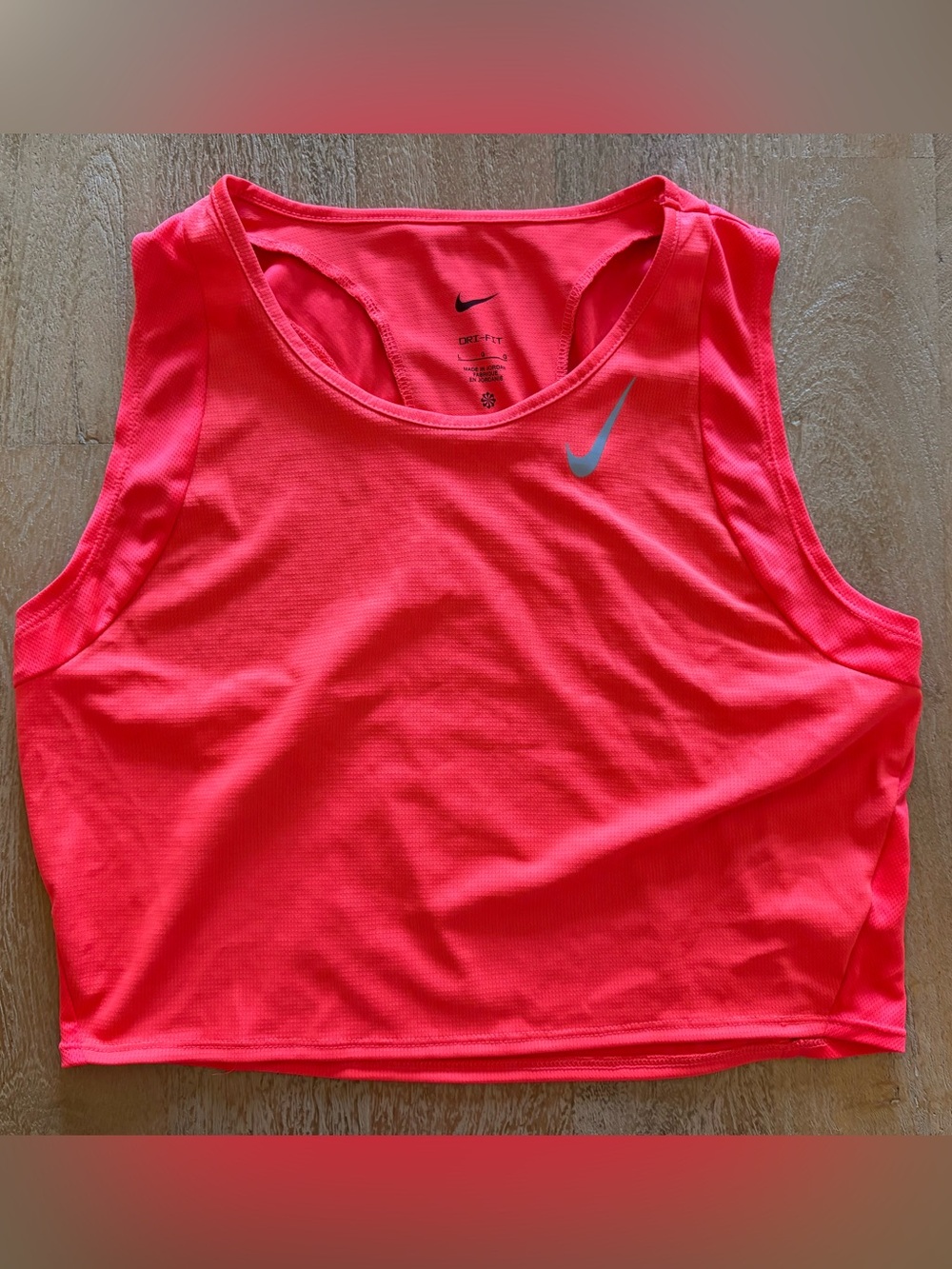 Nike Women’s Neon Pink Dri-FIT Swim Tank